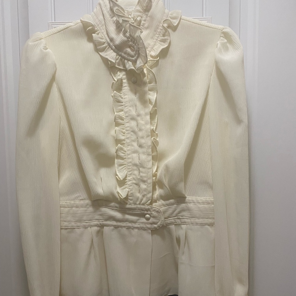 Alice Temperley Cream Blouse